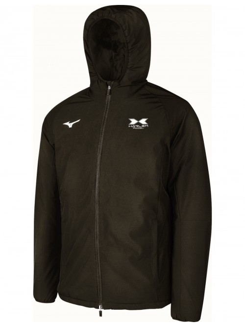 Casaco Club Preto Acolchoado à prova de vento