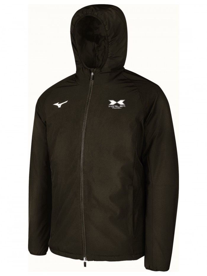 Casaco Club Preto Acolchoado à prova de vento