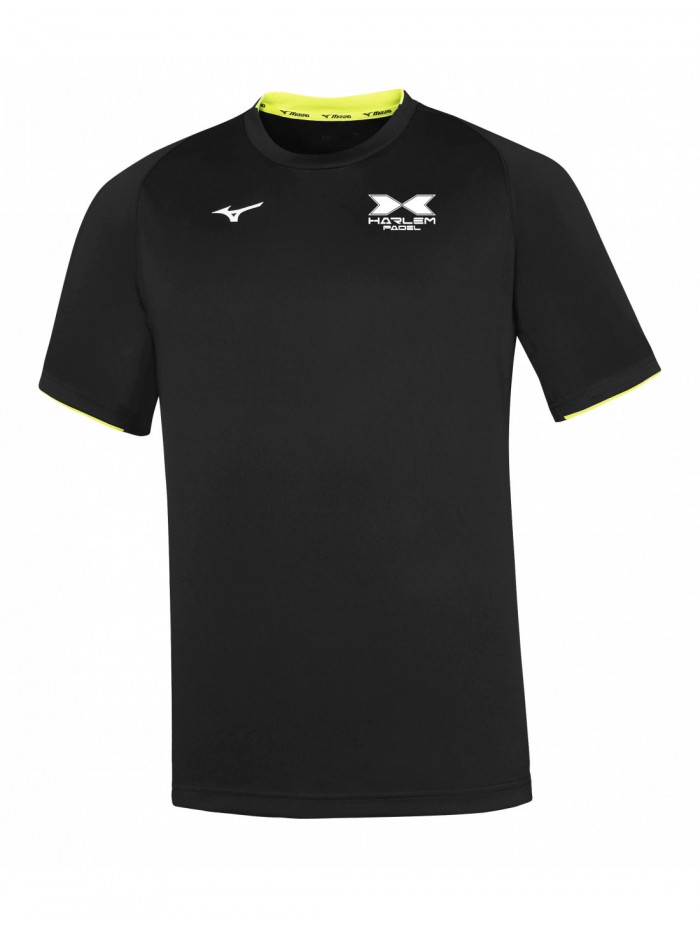 T-shirt técnica preta para homens