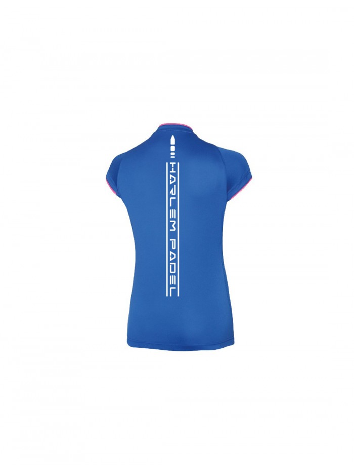 T-shirt técnica azul feminina